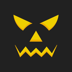 Halloween pumpkin icon. Pumpkin, ghost, scary house. Vector halloween illustration. Vector halloween concept.