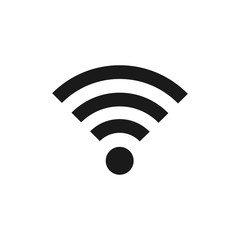 Wifi Button Icon Vector Illustration
