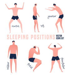 Different sleeping positions