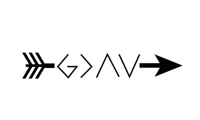 God is Greater than the highs and lows,  typography for print or use as poster, card, flyer or T shirt