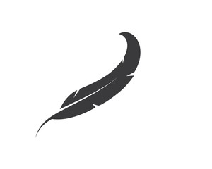 feather icon illustration vector template