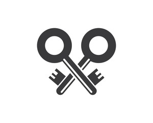 key vector illustration icon