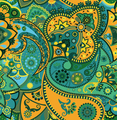 Seamless geometric pattern in oriental style.
