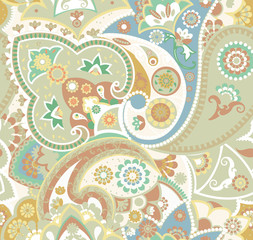 Seamless geometric pattern in oriental style.