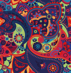 Seamless geometric pattern in oriental style.