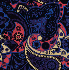 Seamless geometric pattern in oriental style.