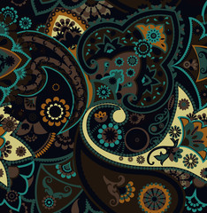 Seamless geometric pattern in oriental style.