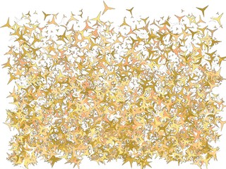 Beautiful shiny falling stars.