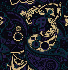 Seamless geometric pattern in oriental style.