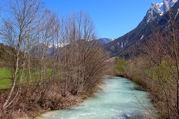 River in Mittenwald, Germany