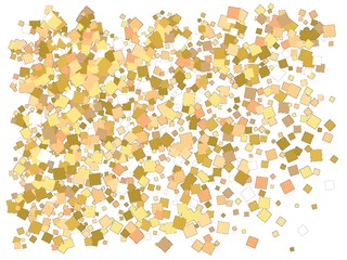 Abstract gold squares for holidays.