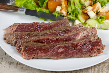 boeuf et salade