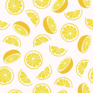 vector citrus seamless background