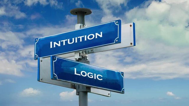 Street Sign Intuition versus Logic