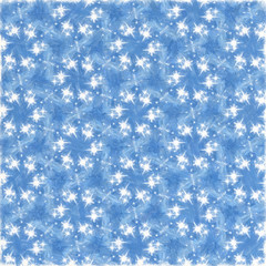 Blue Repetitive pattern background. Vintage decorative elements. Picture for creative wallpaper or design art work.