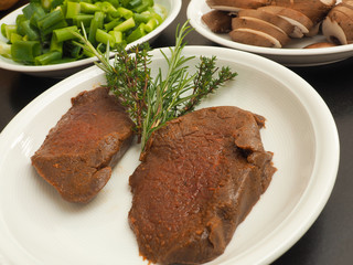 Filet steak of red deer