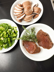 Filet steak of red deer