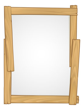 A wood frame sign background design element