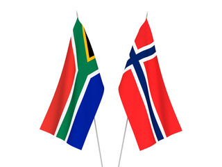 Norway and Republic of South Africa flags