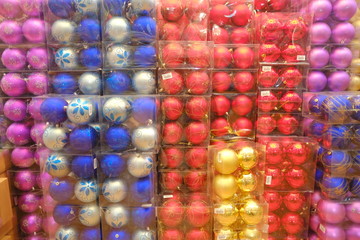 Christmas tree decoration colorful Christmas ball shop
