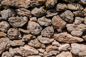 ancient stone wall