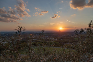 Sonnenuntergang Halde Haniel