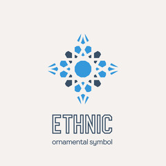 Vector Mosaic Ethnic Emblem