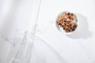 タピオカ、日本、コピースペース