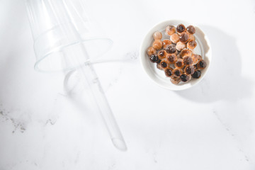 タピオカ、日本、コピースペース