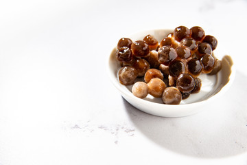 タピオカ、日本、コピースペース