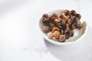 タピオカ、日本、コピースペース