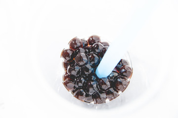 タピオカ、日本、コピースペース