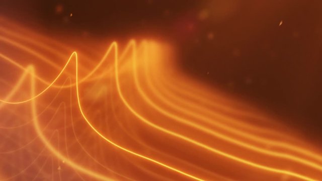Linien mit Partikeln