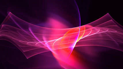 Naklejka premium 3D rendering abstract fractal polygon background