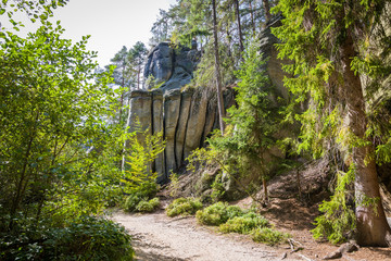 Skalne Miasto Adrspach w Czechach