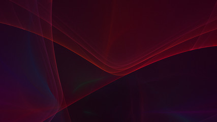 3D rendering abstract fractal polygon background