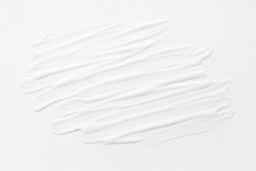 The texture of the paint is white. The background is drawn with a brush with a divorce on the wall.