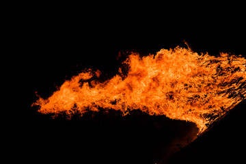 Great fire flame background texture