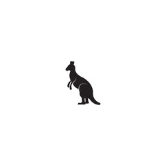 kangaroo logo icon - vector