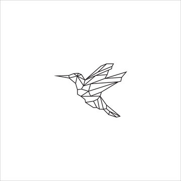 recommend clip art: birds line logo design template - vector