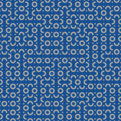 Truchet Random Pattern Generative Tile Art background illustration