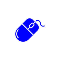 Fototapeta premium computer mouse icon,outline mouse icon, flat design best vector computer mouse illustration