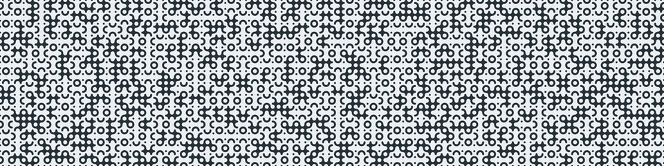 Truchet Random Pattern Generative Tile Art background illustration