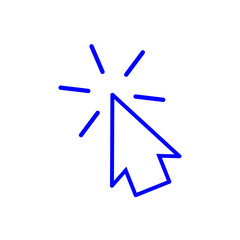 computer mouse icon,outline mouse icon, flat design best vector computer mouse illustration