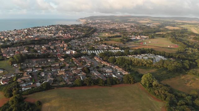 Sandown And Shanklin, Isle Of White, East Coast Town, Aerial
