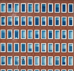Building office windows in regular patterns