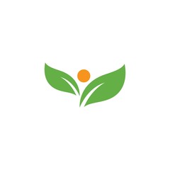 Green leaf logo