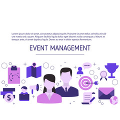 Event management background