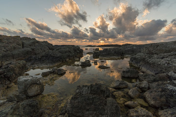 Morning game of light, shadows and reflection.
