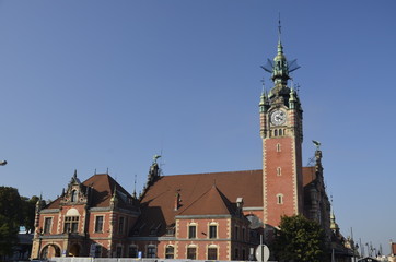 Fototapeta premium Stare miasto Gdańsk , starówka Gdańsk , Gdańsk , architektura Gdańsk , architektura, house of god, wieza, budowa, europa, zamek, stary, katedra, gród, historia, religia, punkt orientacyjny, polen, 